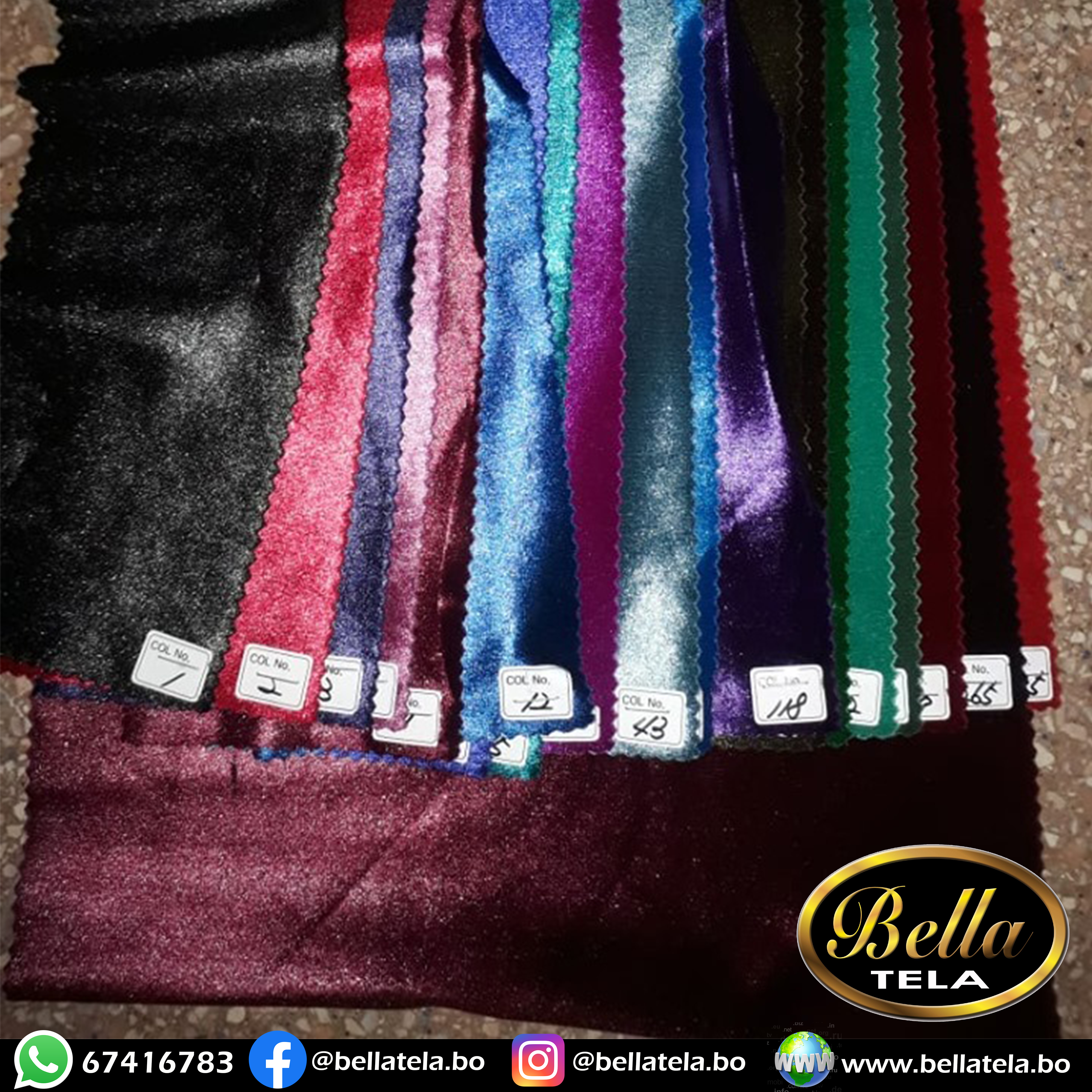 Terciopelo metálico 